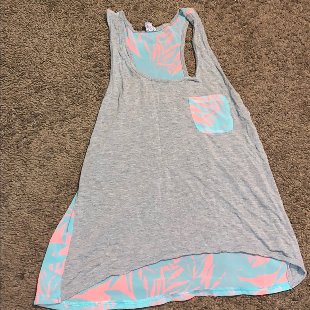 Palm tree printed Tank top